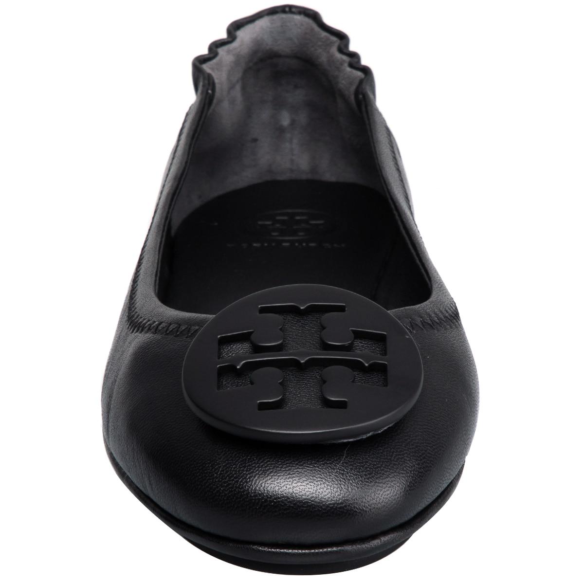 Tory Burch Women's Minnie Travel Ballet Flat Black
