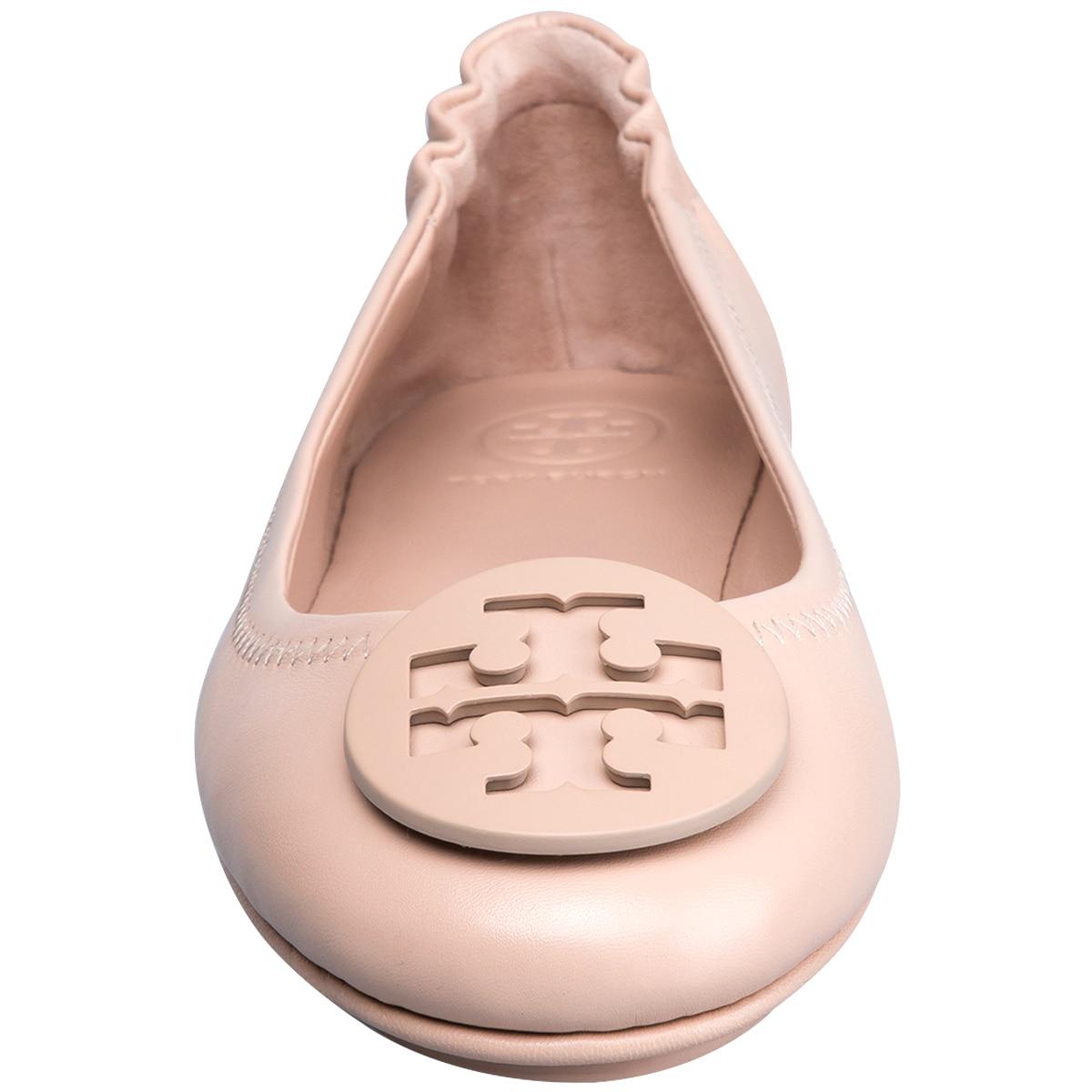 Tory Burch Women's Minnie Travel Ballet Flat Sand