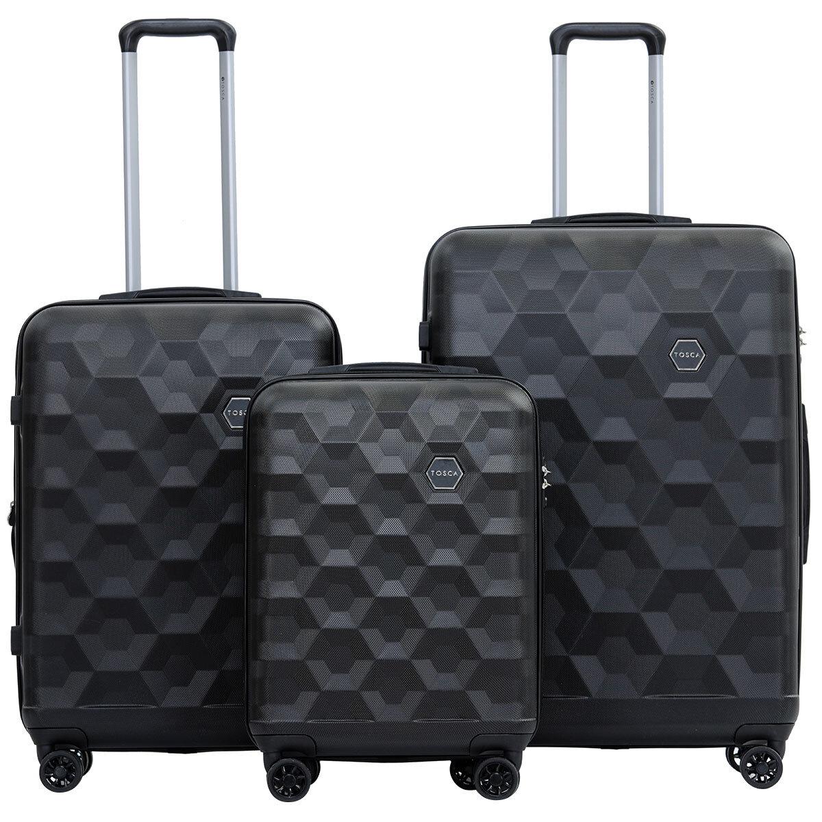 Tosca Bahamas Luggage 3 Piece Set Purple
