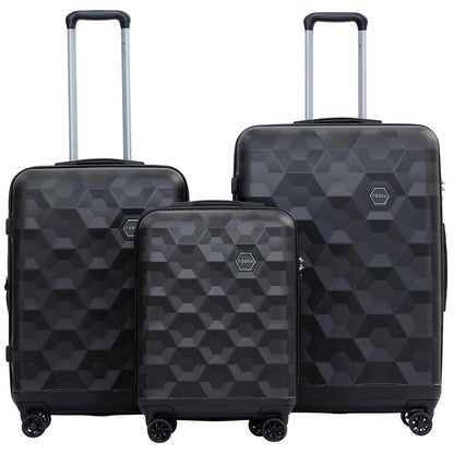 Tosca Bahamas Luggage 3 Piece Set Purple