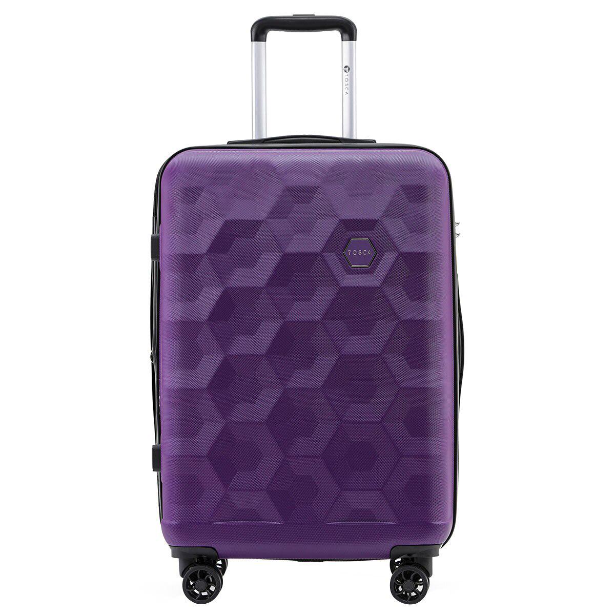 Tosca Bahamas Luggage 3 Piece Set Purple