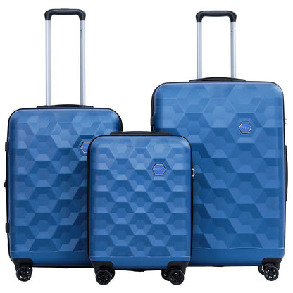 Tosca Bahamas Luggage 3 Piece Set Purple