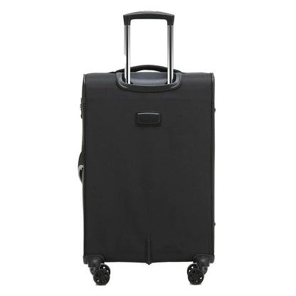 Tosca Flight Softside Luggage 3 Piece Set Black/Grey TCA787-3