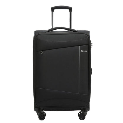 Tosca Flight Softside Luggage 3 Piece Set Black/Grey TCA787-3