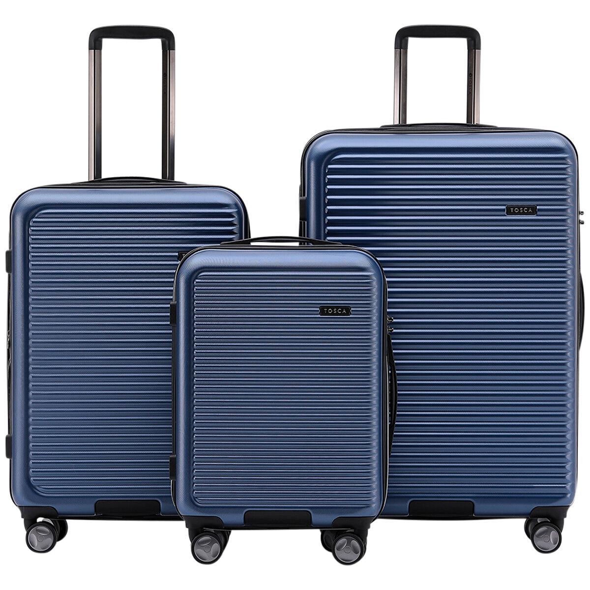Tosca London Luggage 3 Piece Set White
