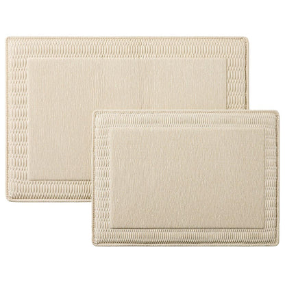 Town and Country Living Premiere Memory Foam Bath Mat 2 Pack Beige