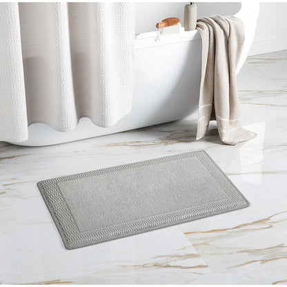 Town and Country Living Premiere Memory Foam Bath Mat 2 Pack Grey