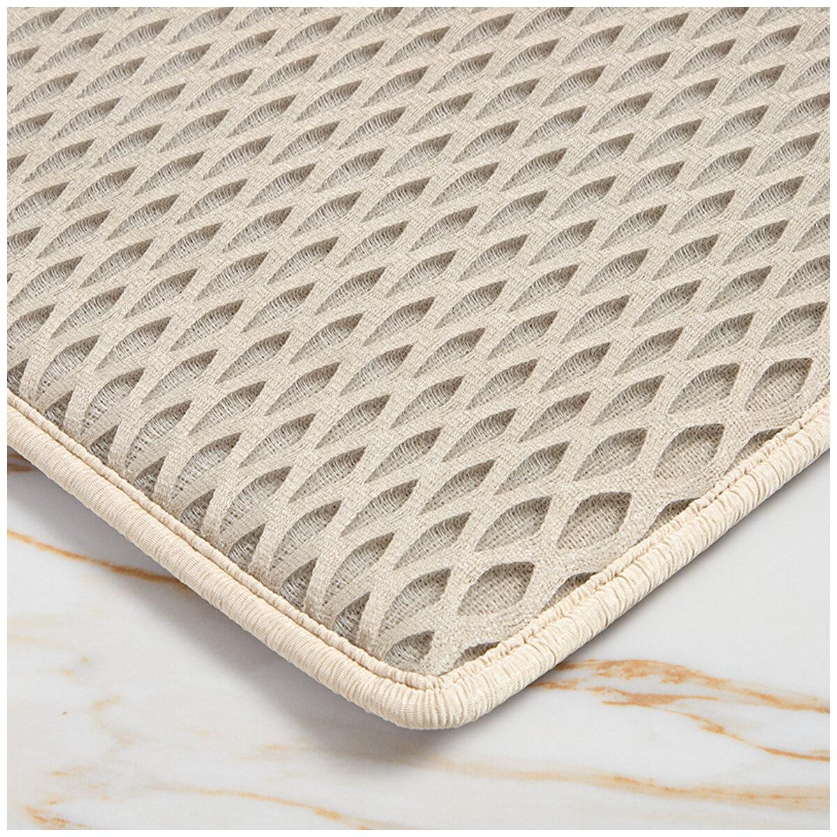 Town and Country Living Premiere Memory Foam Bath Mat 2 Pack Beige