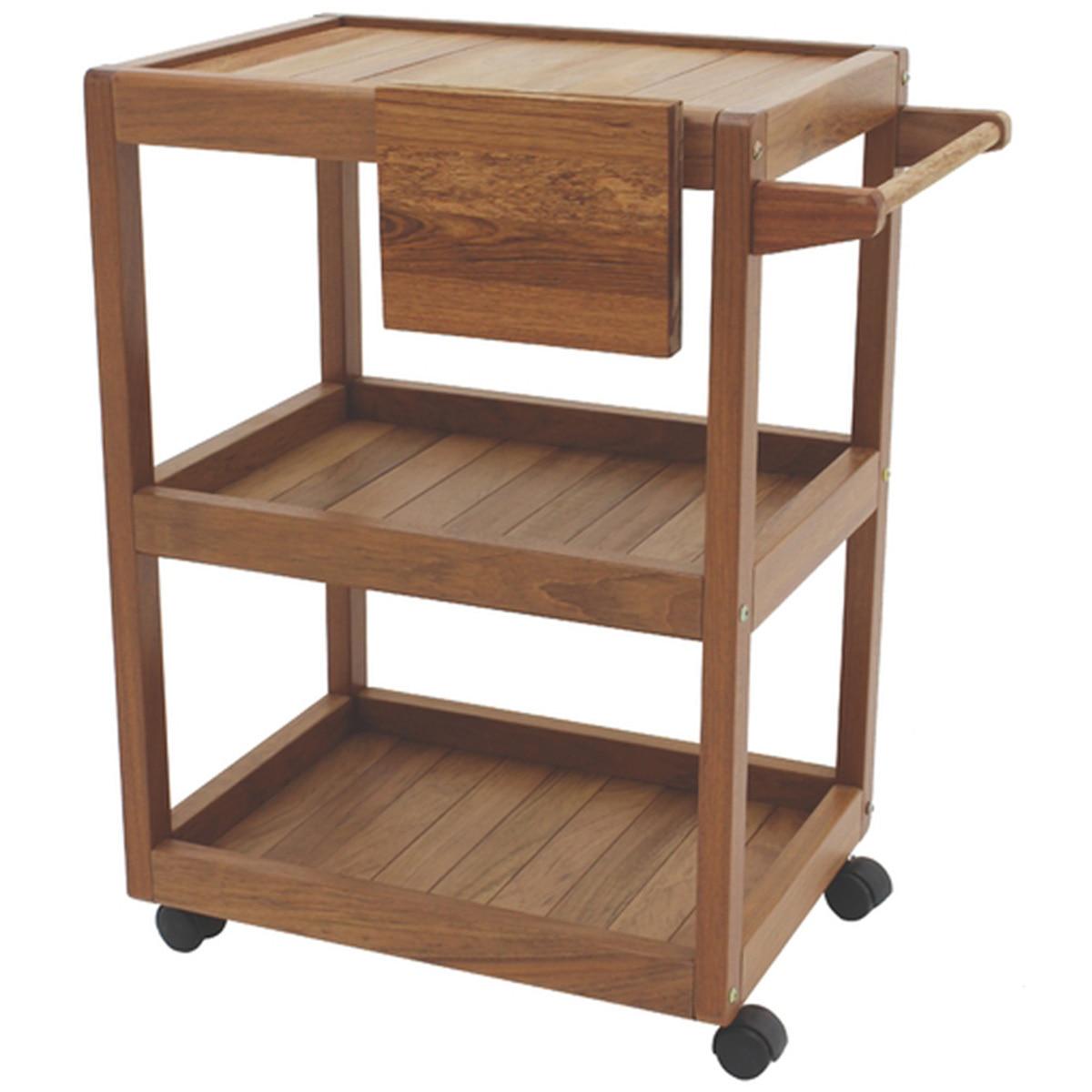 Tramontina Deluxe Serving Trolley With Carving Bundle Set