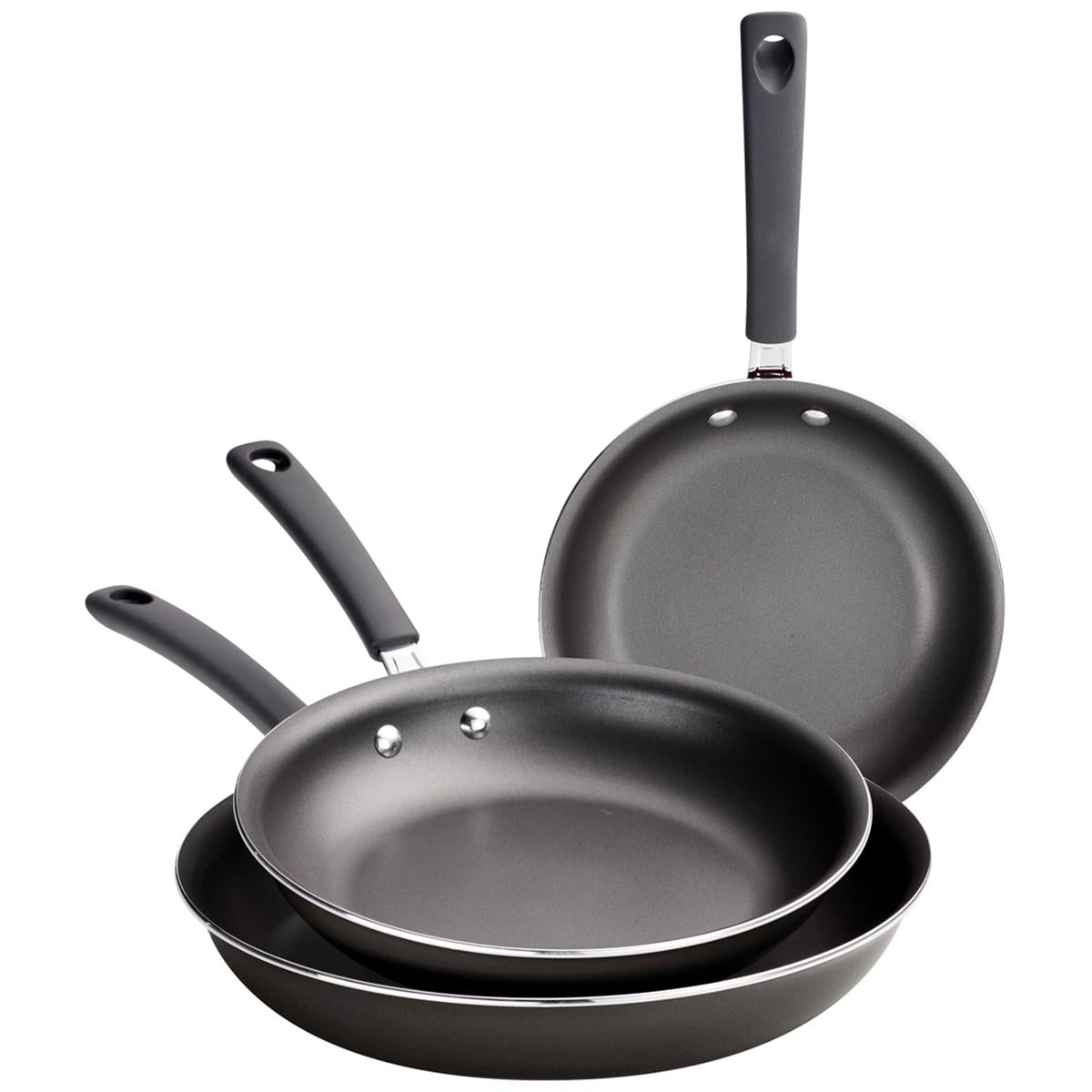 Tramontina Saut Pan Set 3 Piece Metallic Pewter