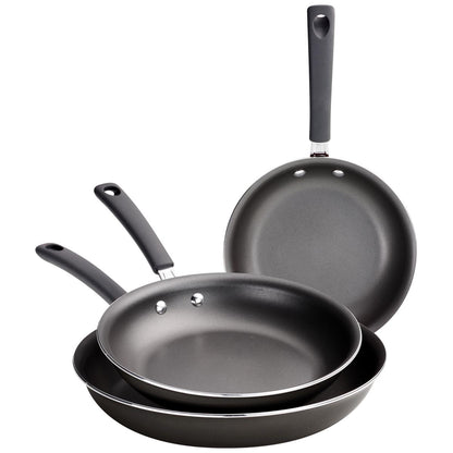 Tramontina Saut Pan Set 3 Piece Metallic Pewter