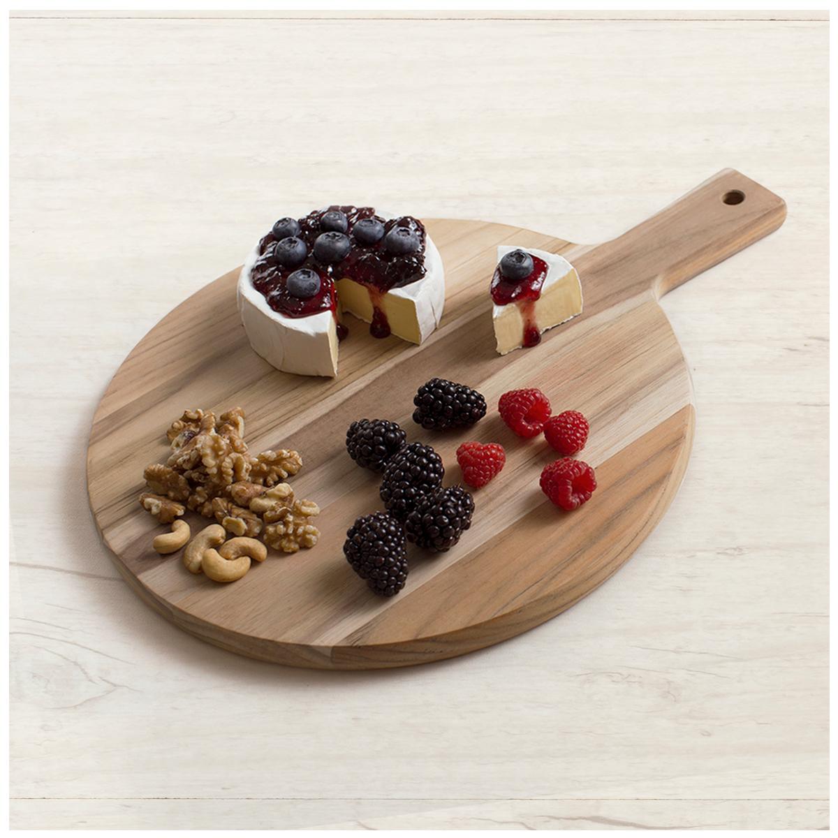 Tramontina Wooden Serving Boards with Handles 2 Piece Set