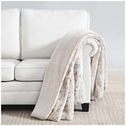 Truly Soft Rabbit Faux Fur Throw 152 x 178cm Safari