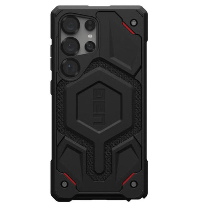 UAG Monarch Pro Samsung Galaxy S25 Ultra 5G Rugged Case Kevlar Black MPA-USGS25UMPKCBLK