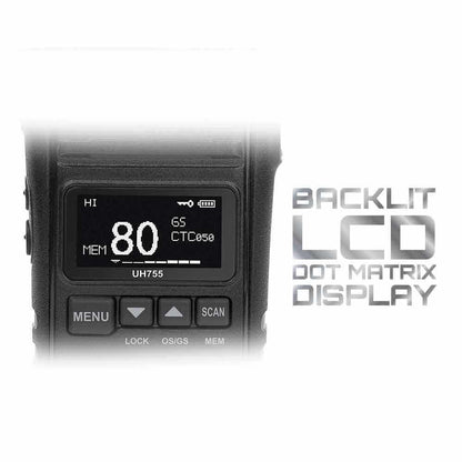 UNIDEN 5 Watt IP54 UHF Handheld Radio Twin Pack UH755-2DLX