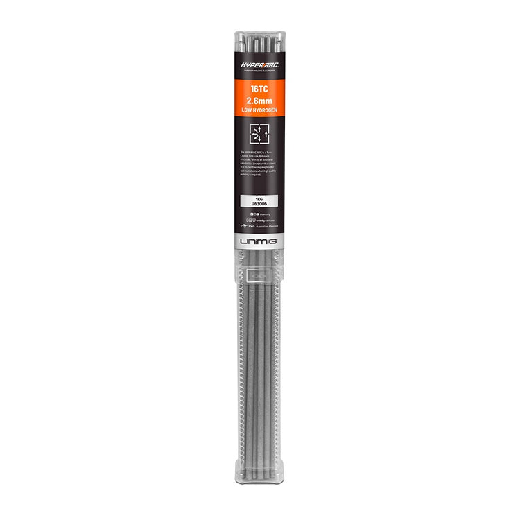 UNIMIG 2.6mm HYPERARC 16TC Low-Hydrogen Electrodes U63006