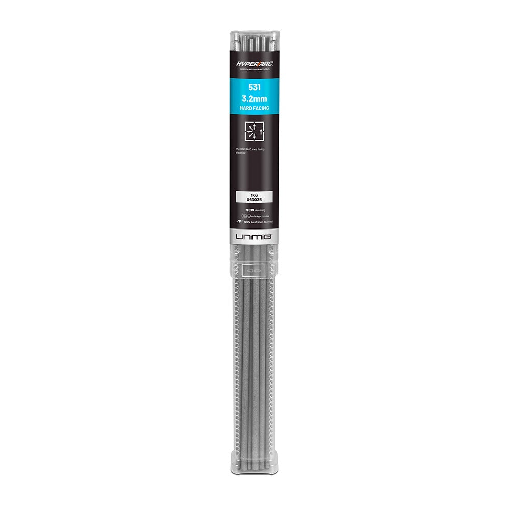 UNIMIG 3.2mm HYPERARC 531 Hard Facing Electrodes U63025