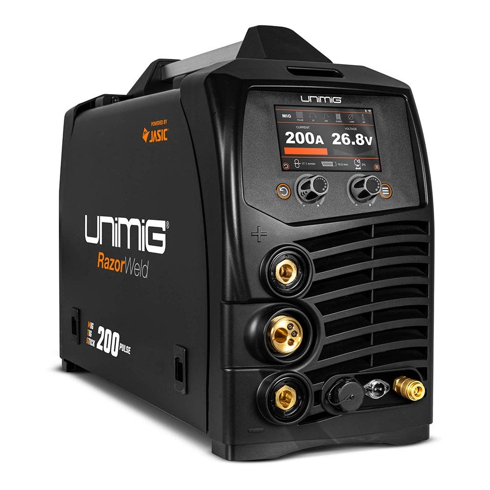 UNIMIG Razor 200 Pulse MIG TIG STICK Electric Welder U11003K