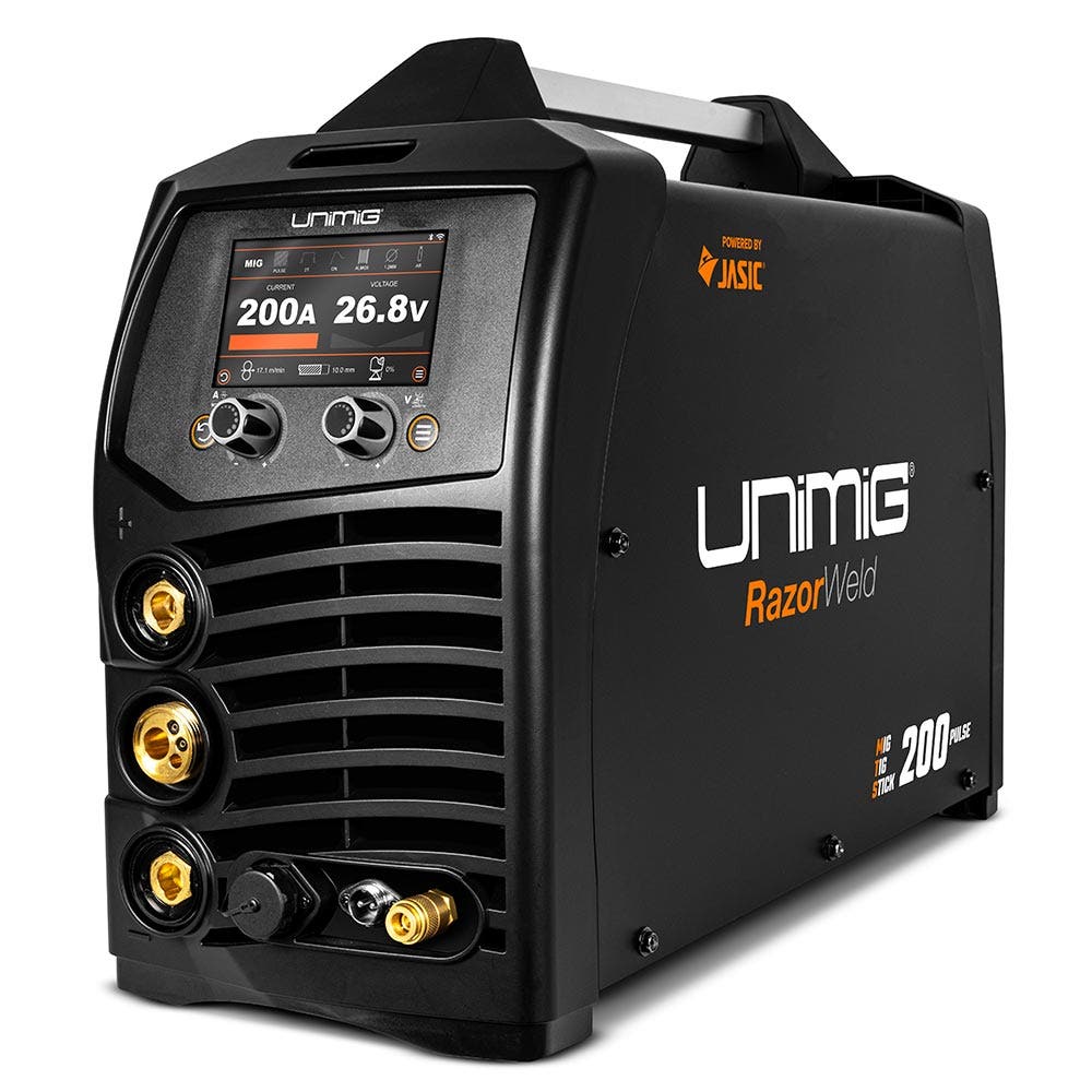 UNIMIG Razor 200 Pulse MIG TIG STICK Electric Welder U11003K