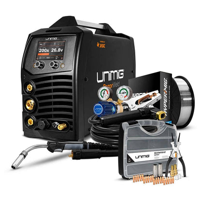 UNIMIG Razor 200 Pulse MIG TIG STICK Electric Welder U11003K