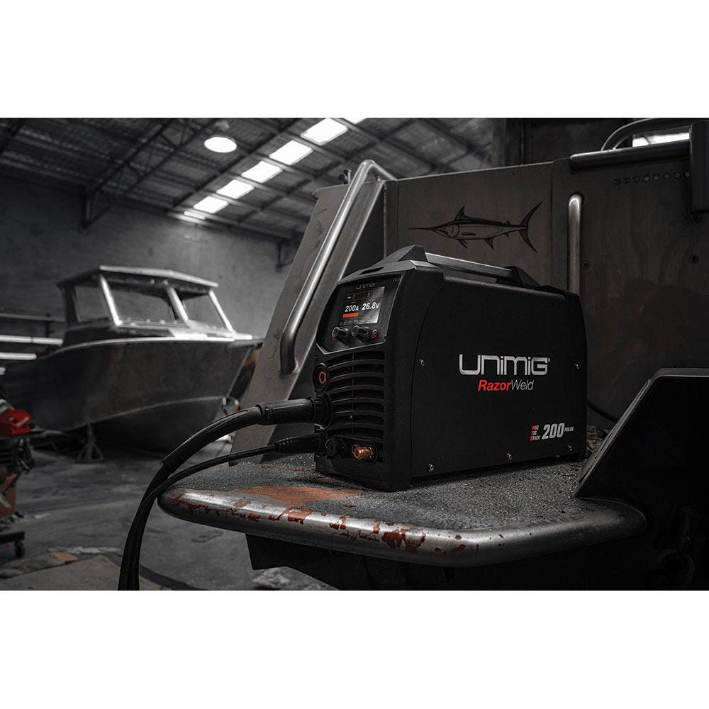 UNIMIG Razor 200 Pulse MIG TIG STICK Electric Welder U11003K