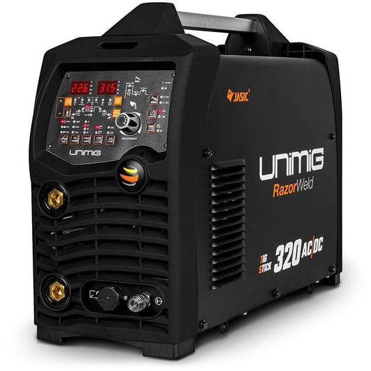UNIMIG Razorweld 320 320A AC DC 3 Phase TIG STICK Electric Welder KUMJRRW320ACDC