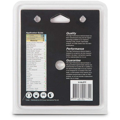 UNITEC 125mm Diamond Blade Turbo for Ceramic Cutting - LAZERCUT U-5LZTT