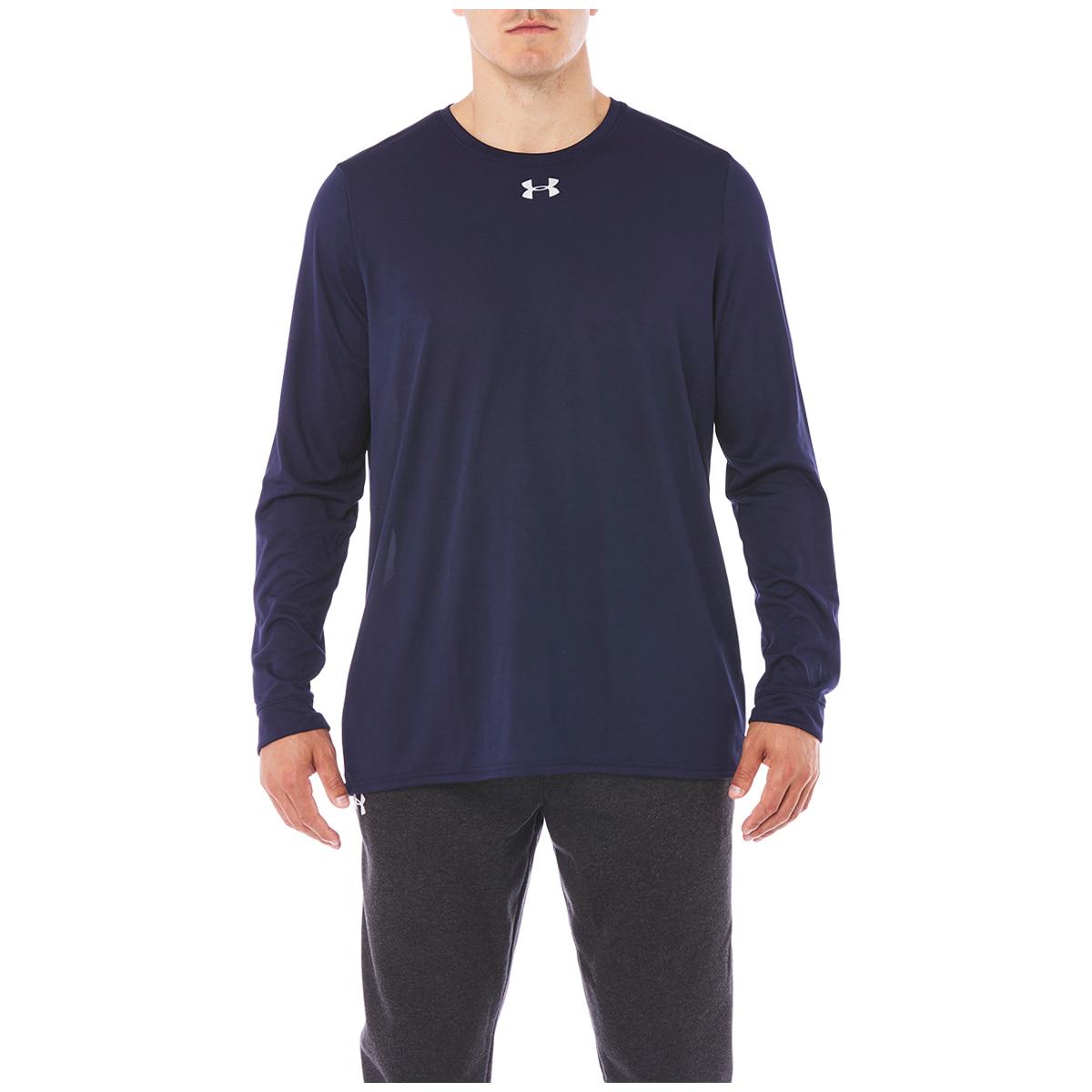 Under Armour Mens LS 2.0 Locker Tee - Navy