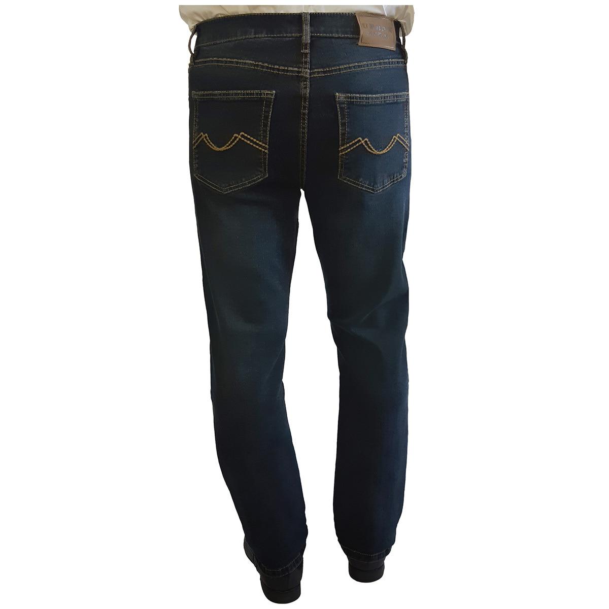 Urban Star 5 Pocket Relaxed Fit Jeans Navy