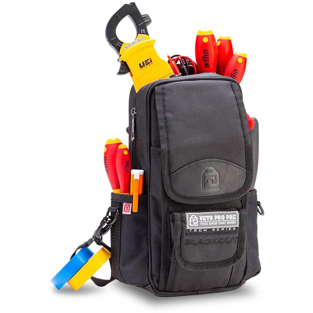 VETO 10 Pocket MB2 Blackout Meter Bag VETOMB2BLACKOUT