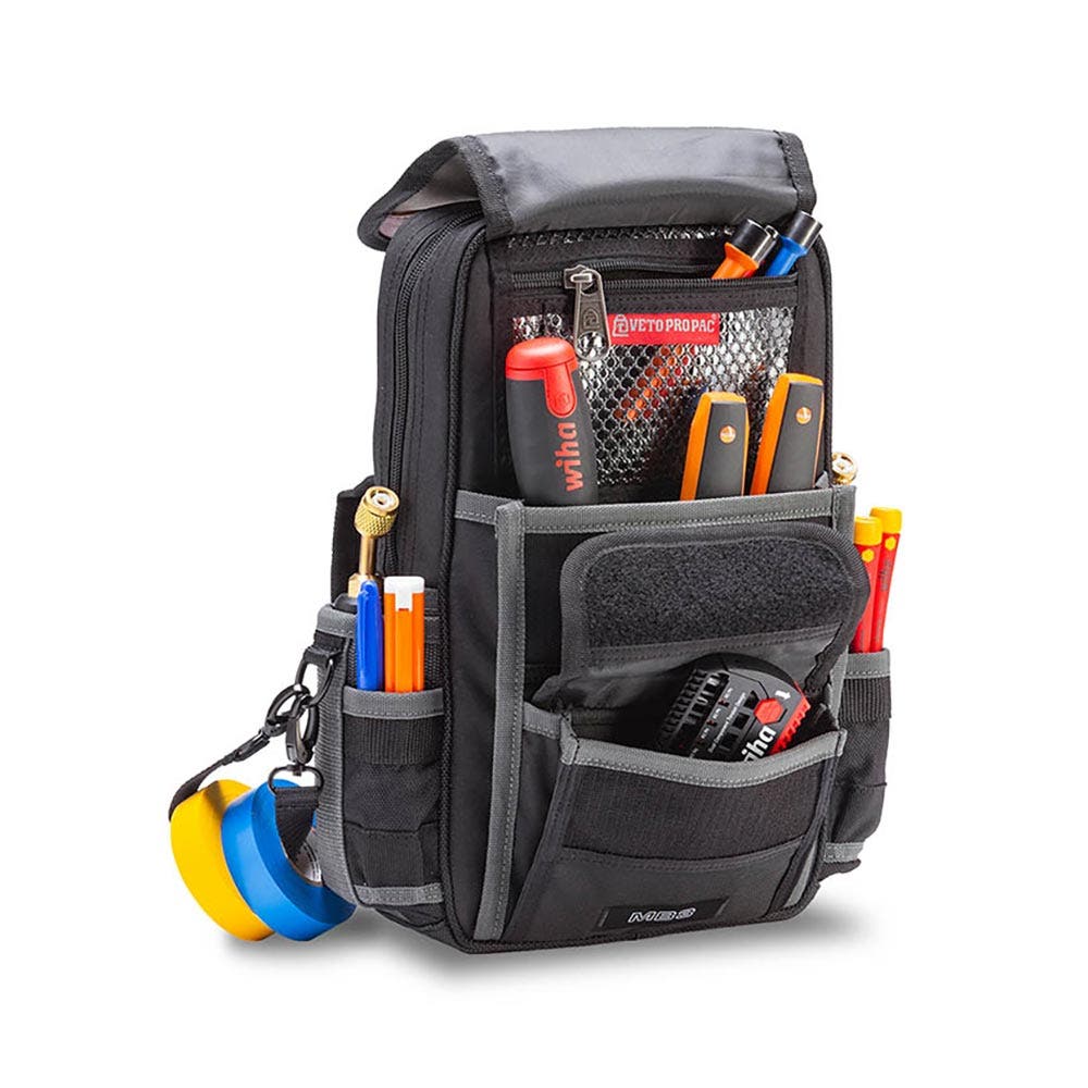 VETO 15 Pocket HVAC Meter Tool Pouch XL VETOMB3