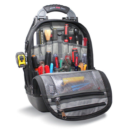 VETO 250x360x460mm TECH PAC Tool Backpack - Black VETOTECHPACBLACK