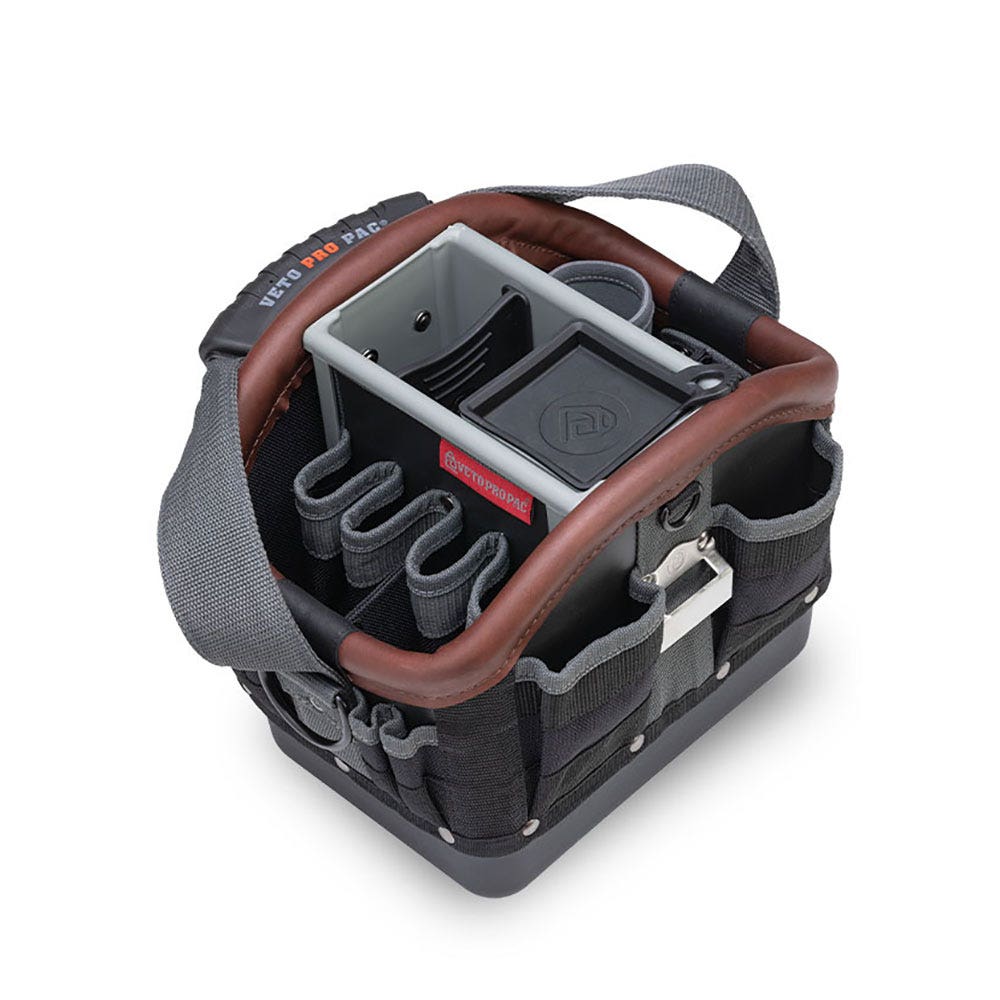 VETO 27 Pocket Open Top Tech Small Tool Tote VETOTECHOTSC