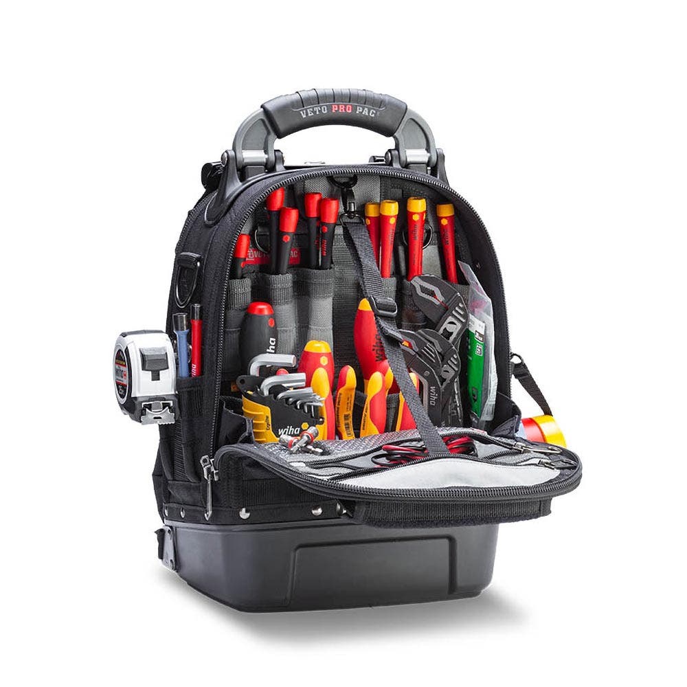 VETO 39 Pocket MC Backpack Toolbag VETOTECHPACMCBLACK