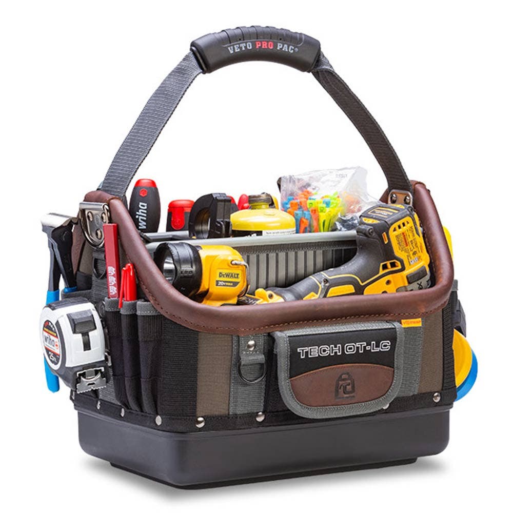 VETO 43 Pocket Large Open Top Tech Tool Bag VETOTECHOT-LC