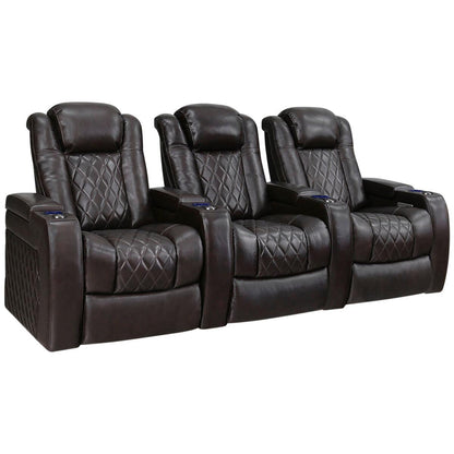 Valencia Home Theatre Tuscany Edition 3 Seater Black