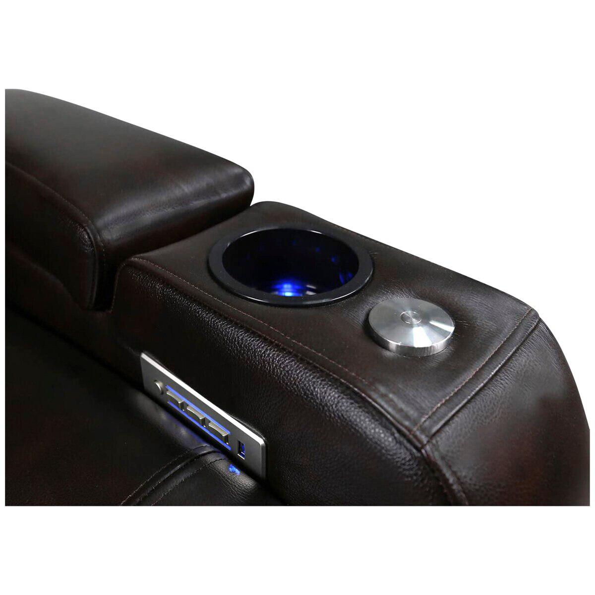 Valencia Home Theatre Tuscany Edition 5 Seater Dark Chocolate