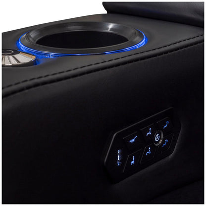 Valencia Home Theatre Zurich Edition 5 Seater Black