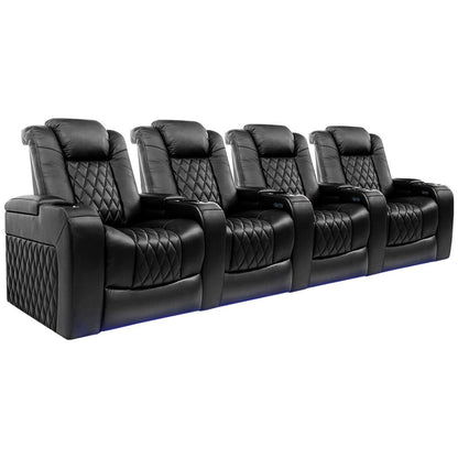 Valencia Home Theatre Tuscany Edition 4 Seater Dark Chocolate