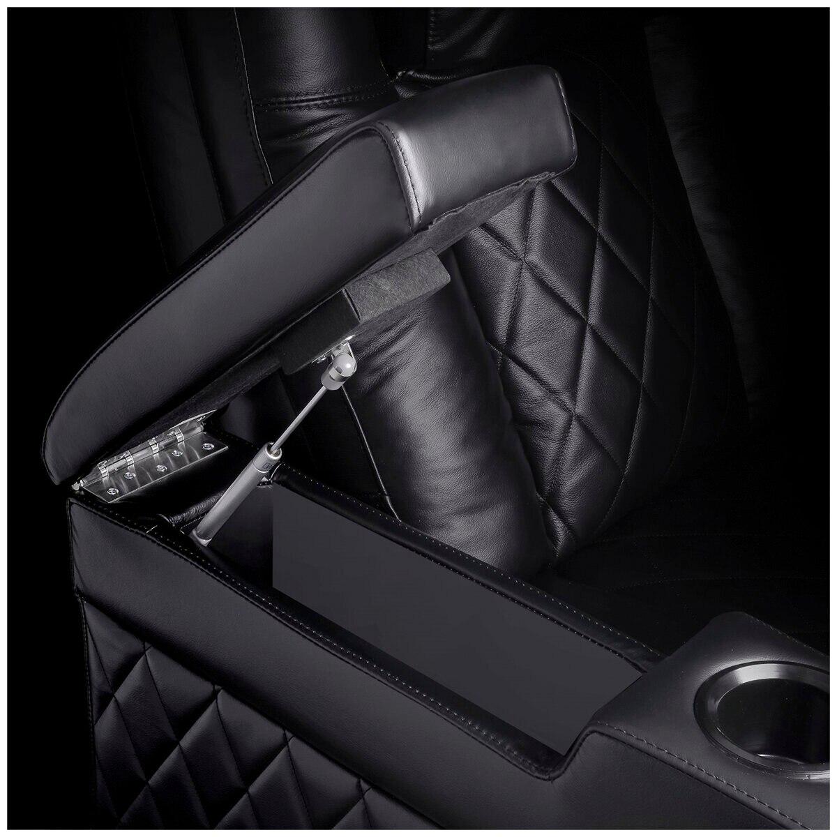 Valencia Home Theatre Tuscany Edition 3 Seater Black