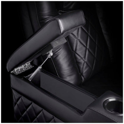 Valencia Home Theatre Tuscany Edition 3 Seater Black