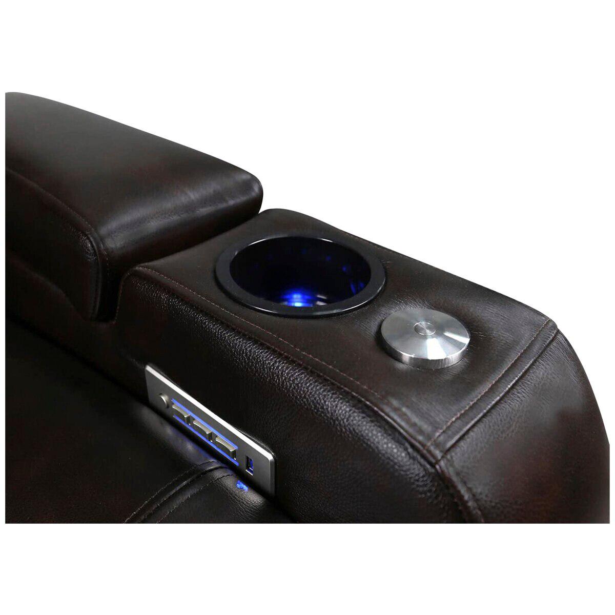 Valencia Home Theatre Tuscany Edition 4 Seater Dark Chocolate
