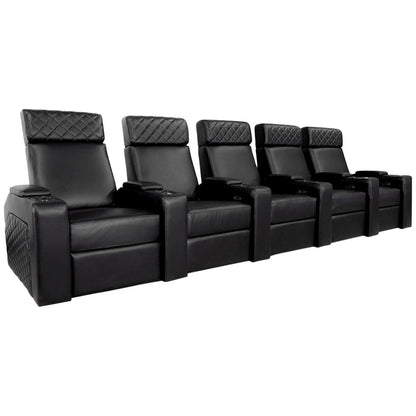 Valencia Home Theatre Zurich Edition 5 Seater Black