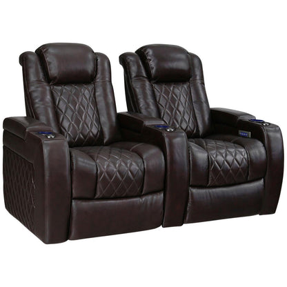 Valencia Home Theatre Tuscany Edition 2 Seater Black