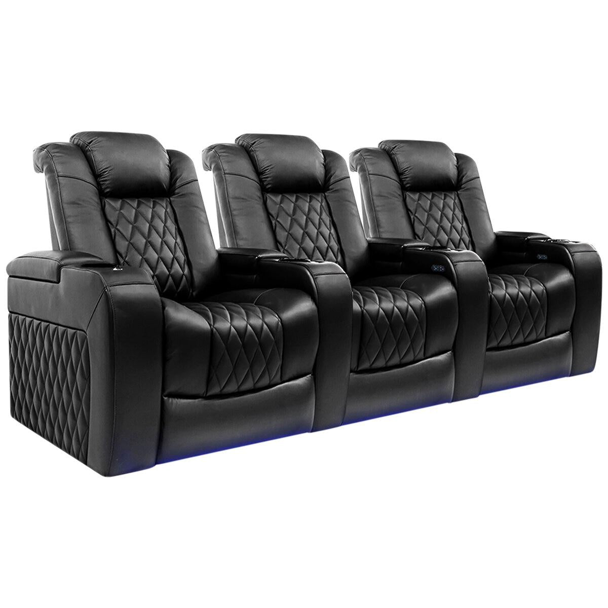 Valencia Home Theatre Tuscany Edition 3 Seater Dark Chocolate
