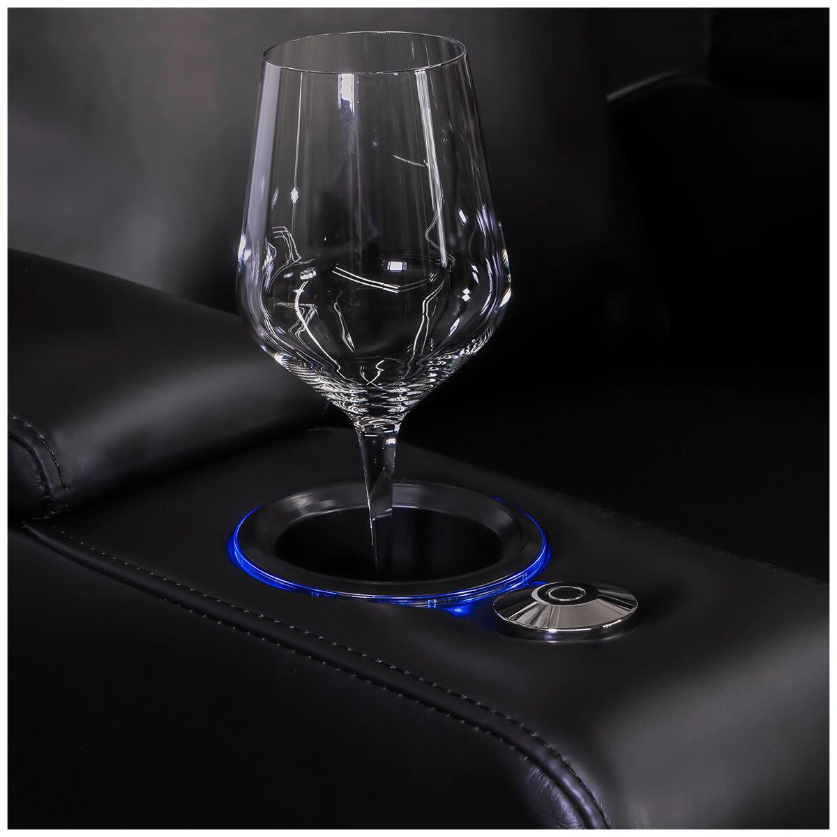 Valencia Home Theatre Zurich Edition 5 Seater Black