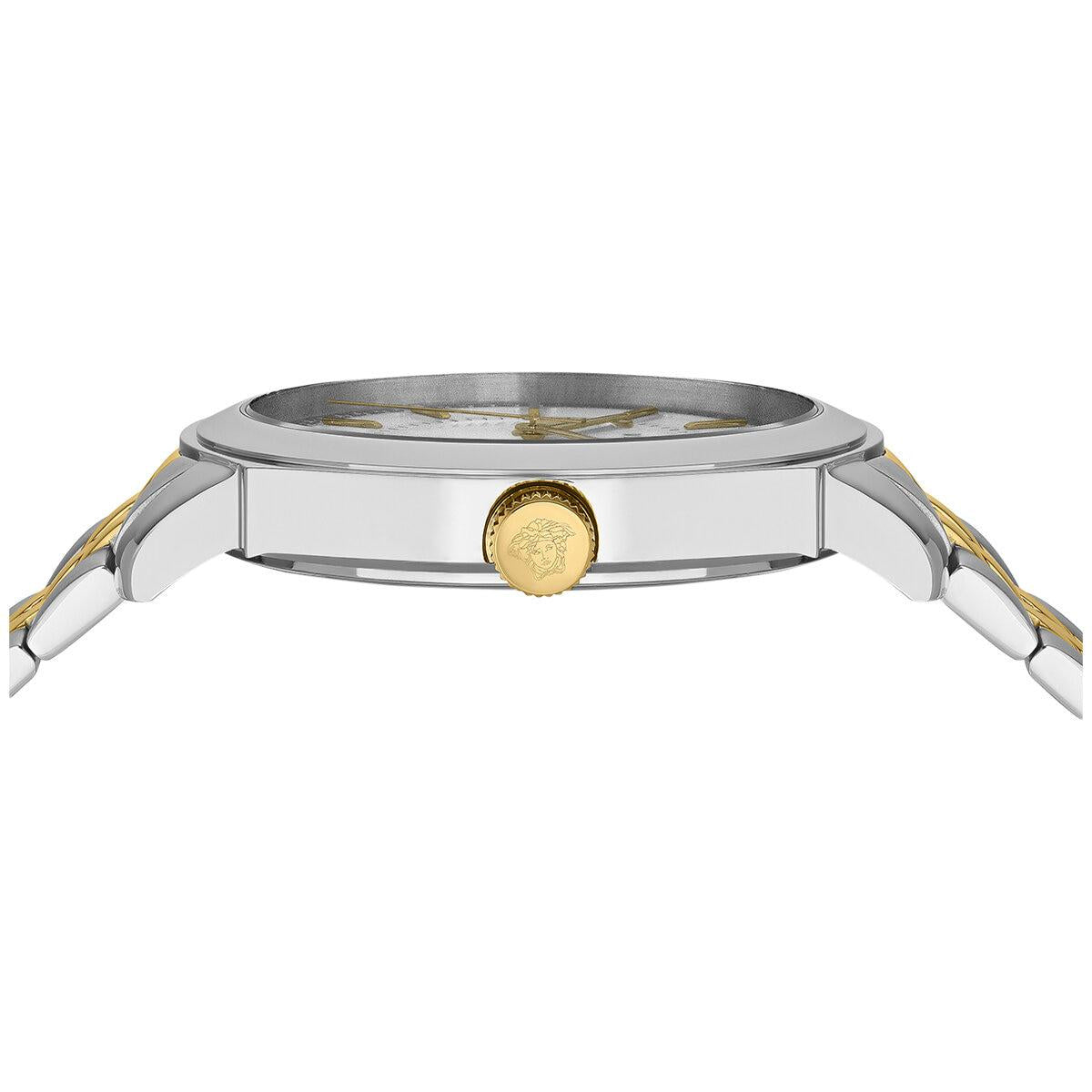 Versace Men's Icon Classic Two Tone Medusa Watch VEV900419
