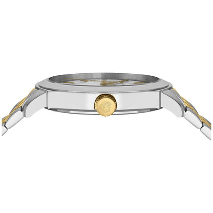 Versace Men's Icon Classic Two Tone Medusa Watch VEV900419