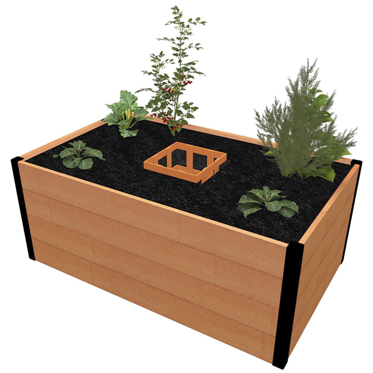 Vita Urban Keyhole Composting Garden Bed 91.4 x 152.4cm