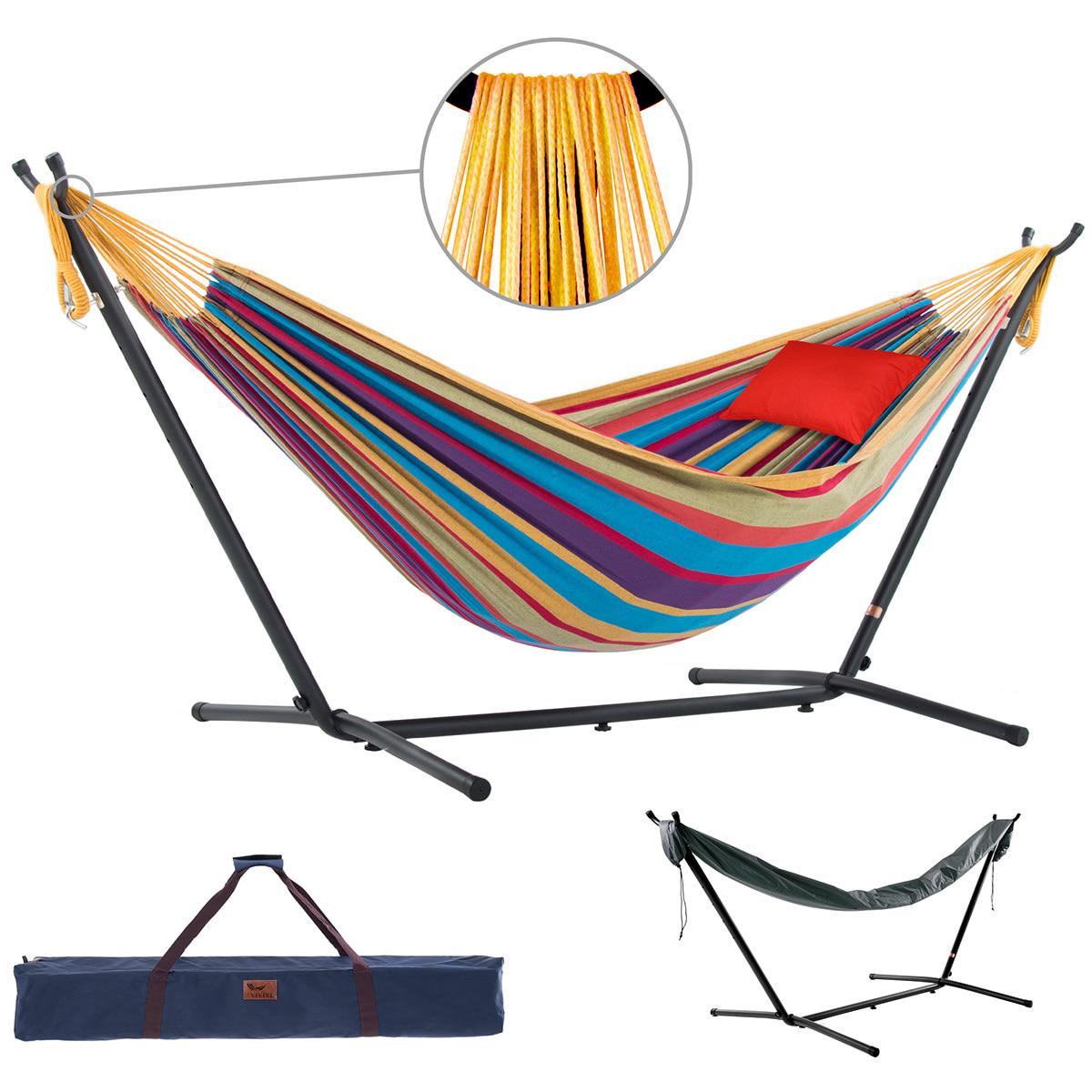 Vivere 2.7M Cotton Hammock Bundle